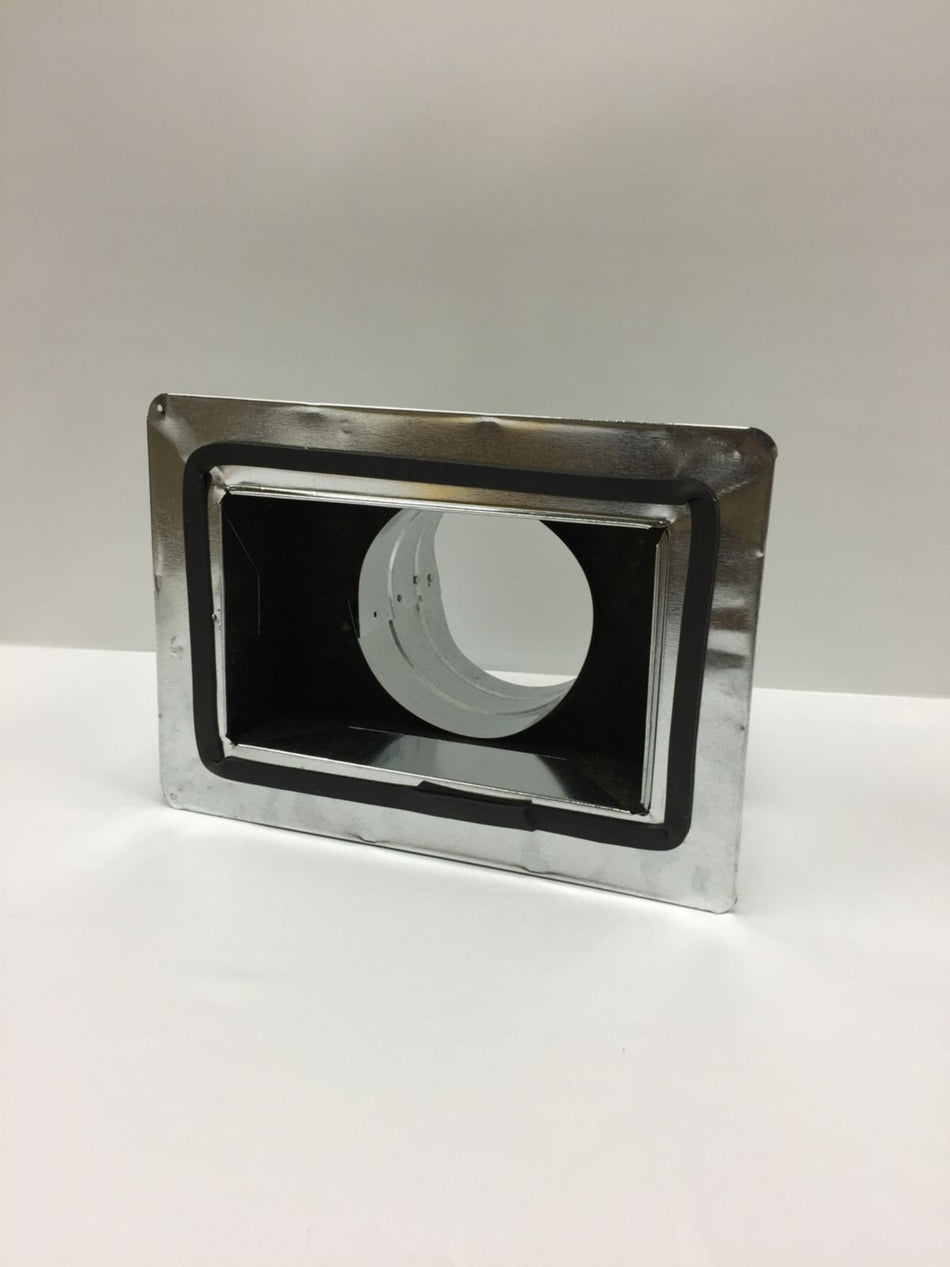 Crown Products 1580G1467, 14x6 Insulated Register Box, 7 in Collar, R6, with Gasket, Steel HVAC Duct Fitting