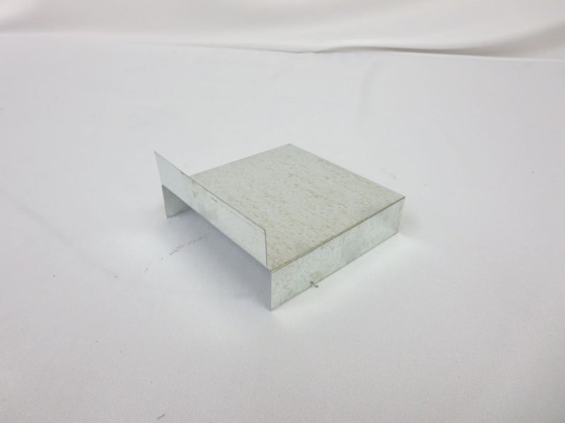 Crown Products 56145, 4 in x 5 in x 4 in End Cap 28 Gauge, Silver