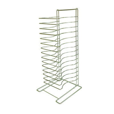 Thunder Group CRPT1015 12 Inch 15-tier Pizza Pan Rack Welded Chrome