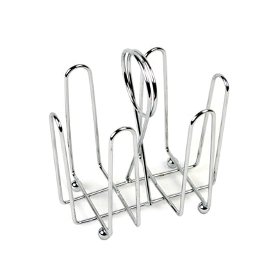 Thunder Group CRSP435 4-1/2 Inch Sugar Packet Holder Chrome Plated Wire with Open Design