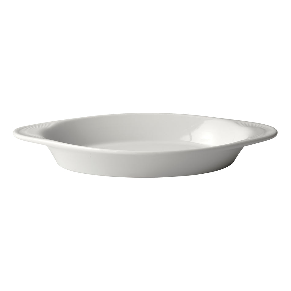Winco WRD-20 Welsh Rarebit Baking Dish, 20 oz, White Porcelain, 24 Pieces/Case