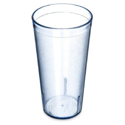 Carlisle 5220-854 20 Oz Stackable Tumbler Plastic Blue Textured SAN