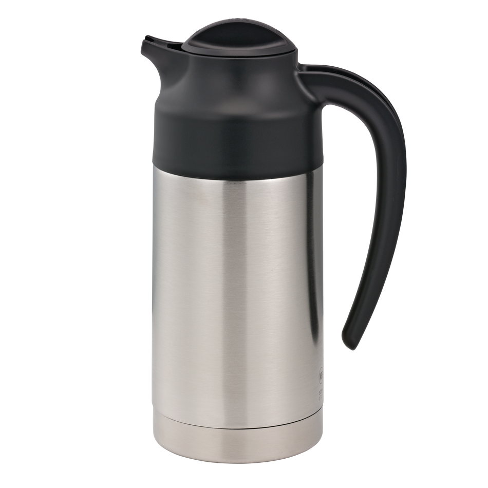 SteelVac® 0.7-Liter Vacuum Insulated Creamer with Steel Base in Brushed Stainless and Black
