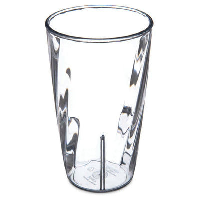 Carlisle 4366607 12 Oz Swirl Tumbler Clear Polycarbonate Dishwasher Safe