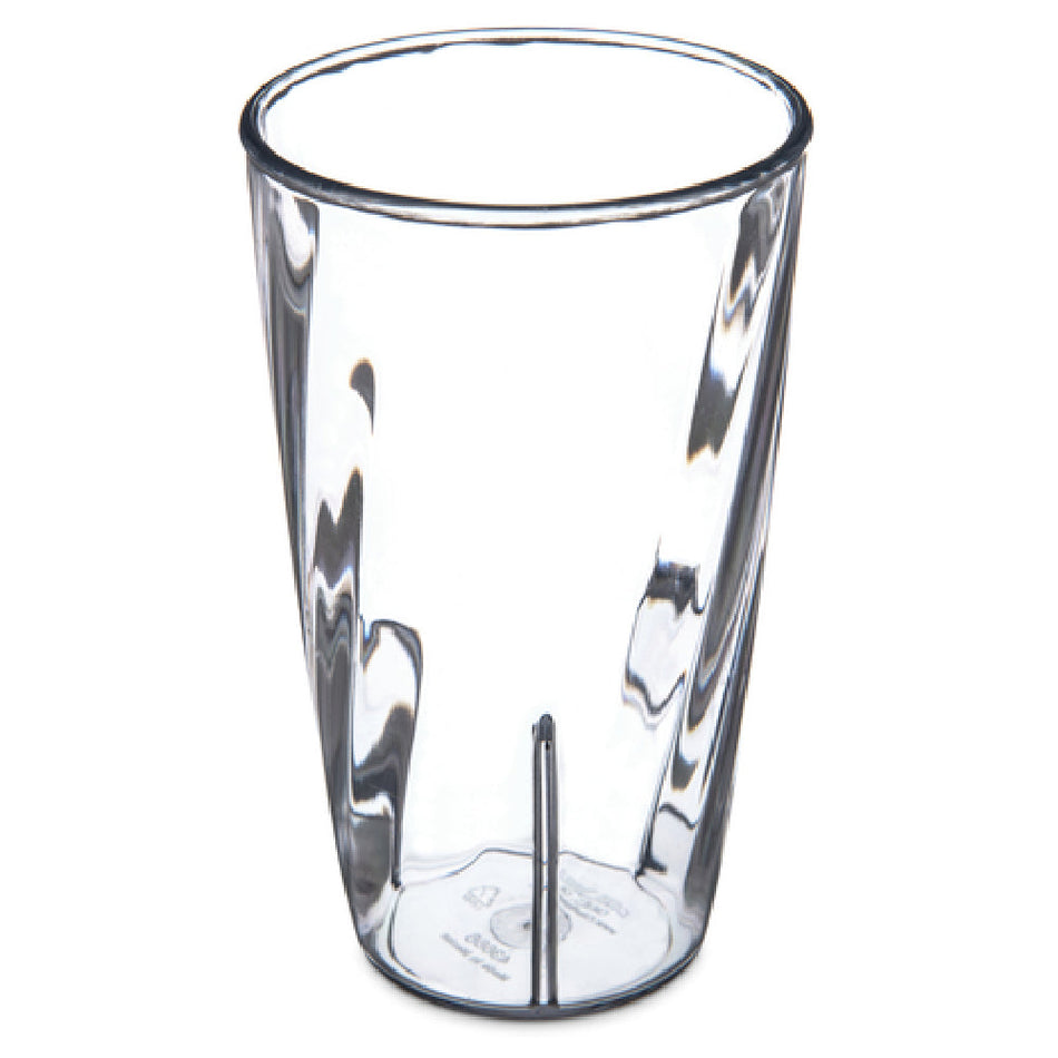 Carlisle 4366607 12 Oz Swirl Tumbler Clear Polycarbonate Dishwasher Safe