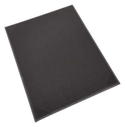 Winco LMS-811GY Letter Size Menu Cover Leather-like with Picture Corners Gray
