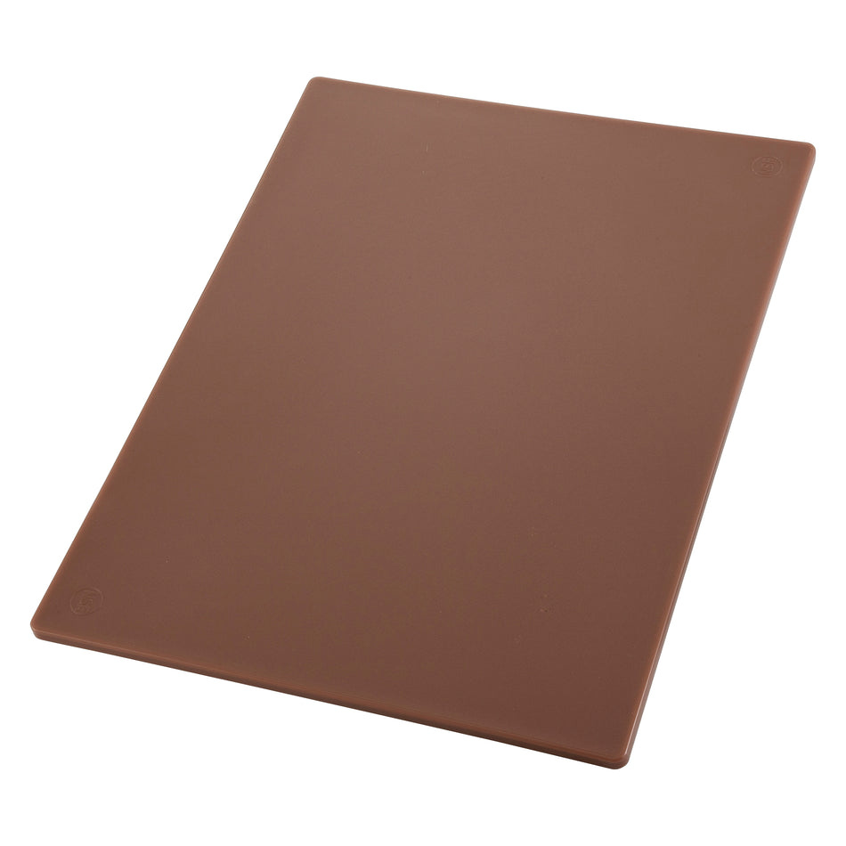 Winco CBBN-1824 24 Inch Cutting Board Polyethylene BPA Free Brown