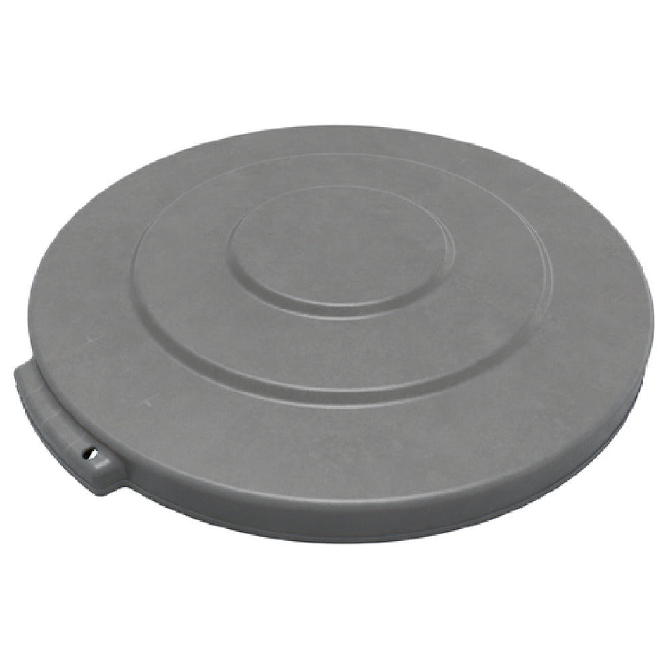 Carlisle 84101123 16 Inch Round Trash Receptacle Lid Heavy-duty Polyethylene Gray