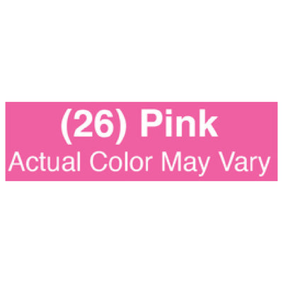 Carlisle 40000EC26 12 Inch Bottle Brush Soft Polyester Bristles Polypropylene Pink