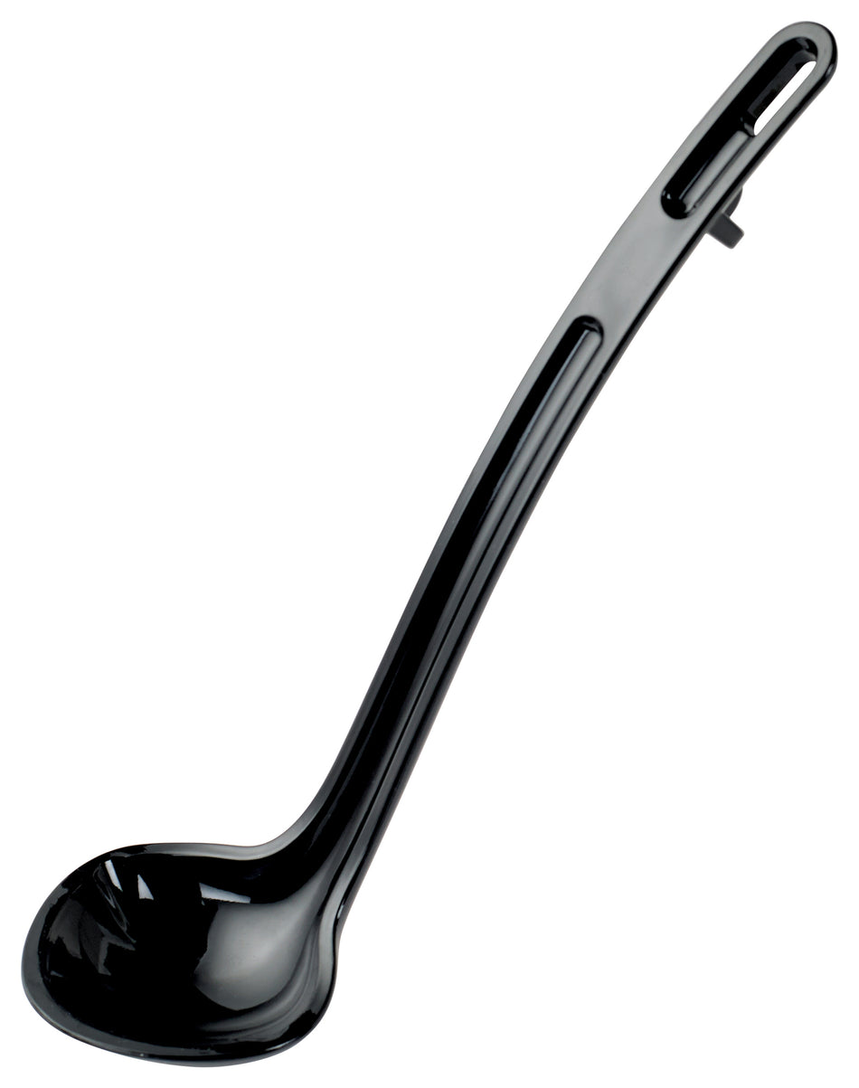 Winco CVLD-8K 3/4 Oz Ladle NSF Black Polycarbonate with Ergonomic Handle
