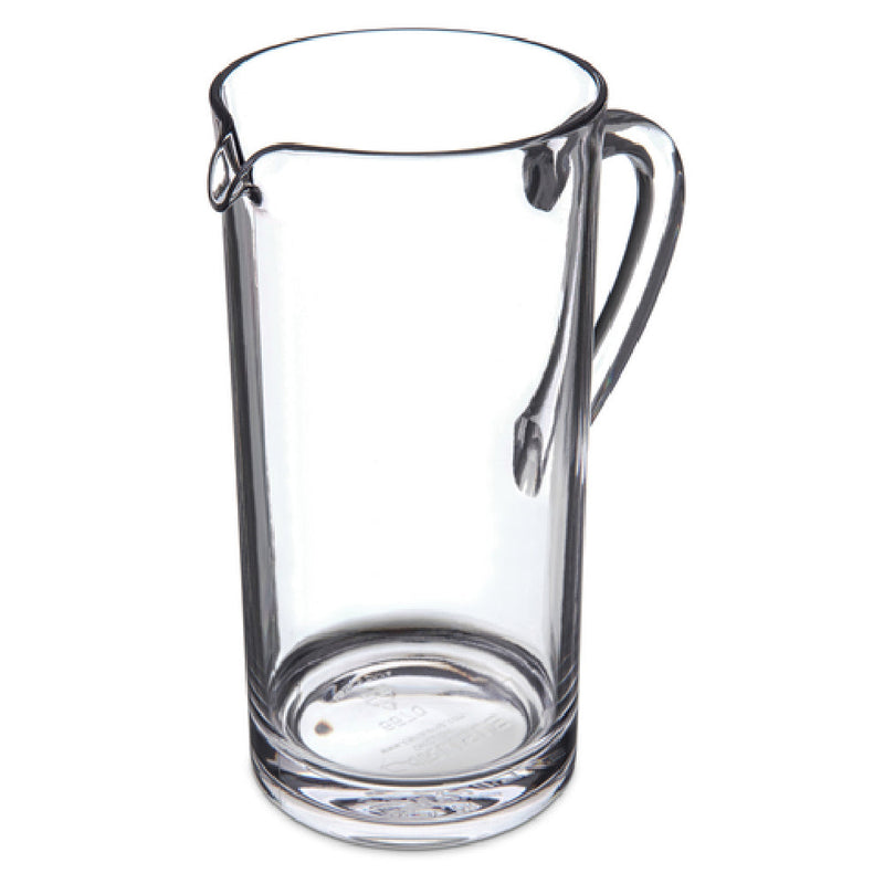Carlisle 557007 58 Oz Polycarbonate Elan Pitcher Clear Loop Handle