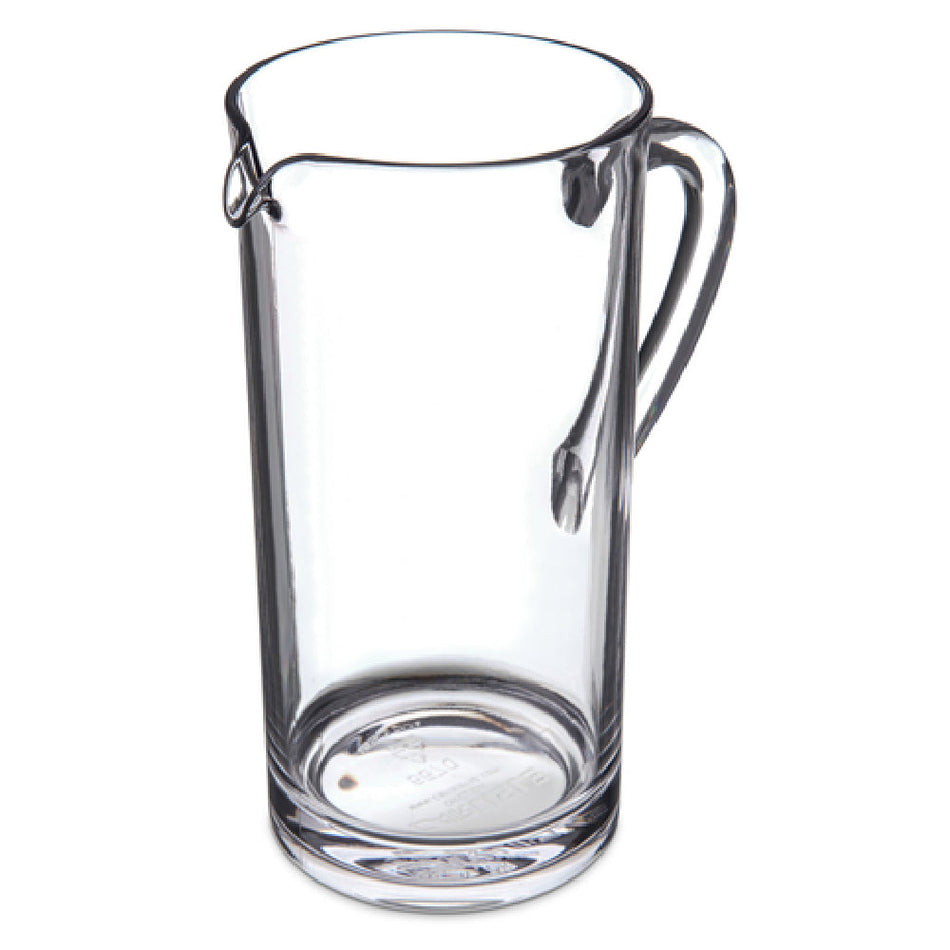 Carlisle 557007 58 Oz Polycarbonate Elan Pitcher Clear Loop Handle