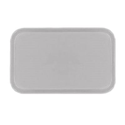 Carlisle 1814FG068 18 Inch Fiberglass Cafeteria Tray with Break Resistant Design Gray