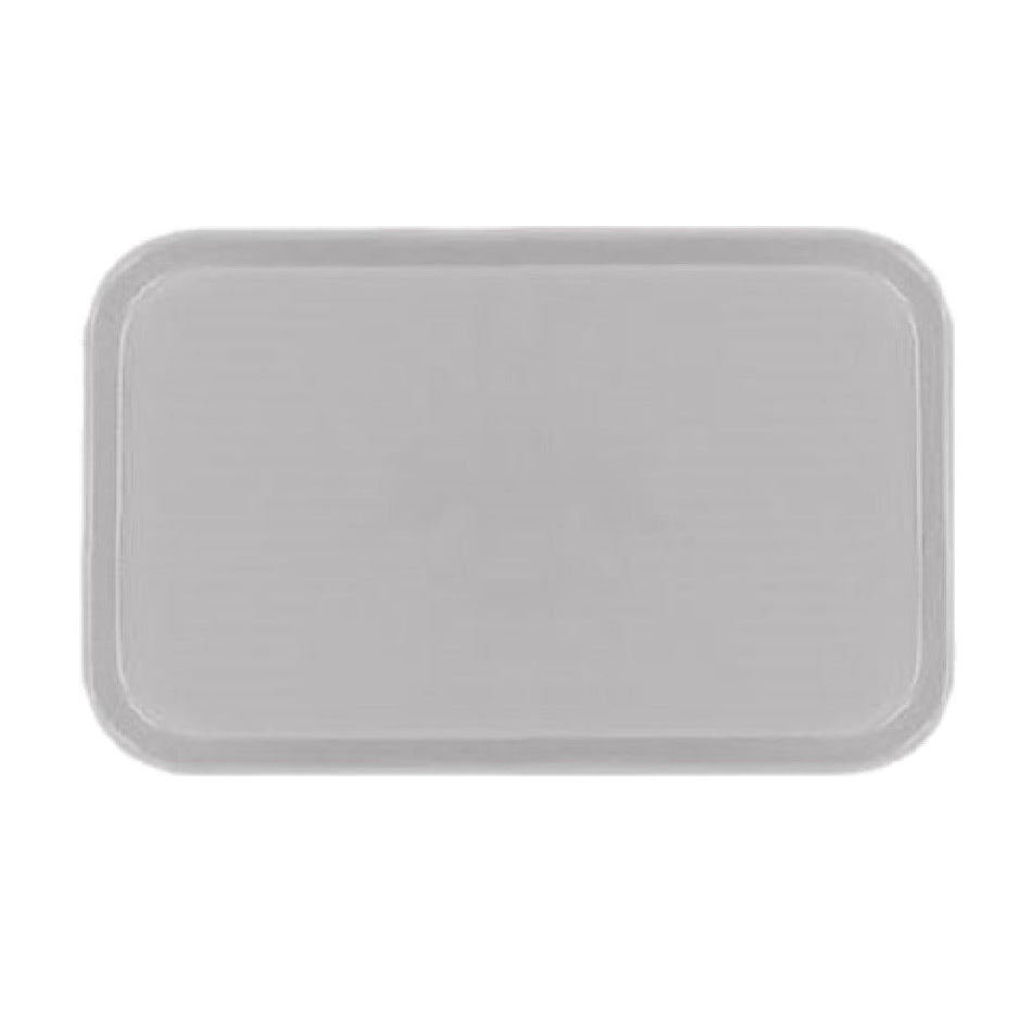 Carlisle 1814FG068 18 Inch Fiberglass Cafeteria Tray with Break Resistant Design Gray