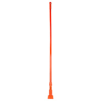 Carlisle 369475EC24 60 Inch Mop Handle Jaw Style Fiberglass Orange