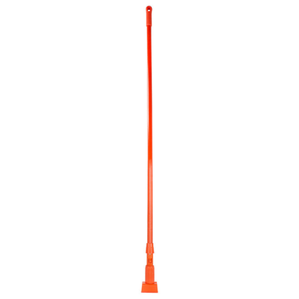 Carlisle 369475EC24 60 Inch Mop Handle Jaw Style Fiberglass Orange