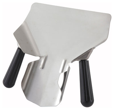 Winco FFB-2 French Fry Bagger - Dual Handle Black Bakelite Stainless Steel Scoop QSR