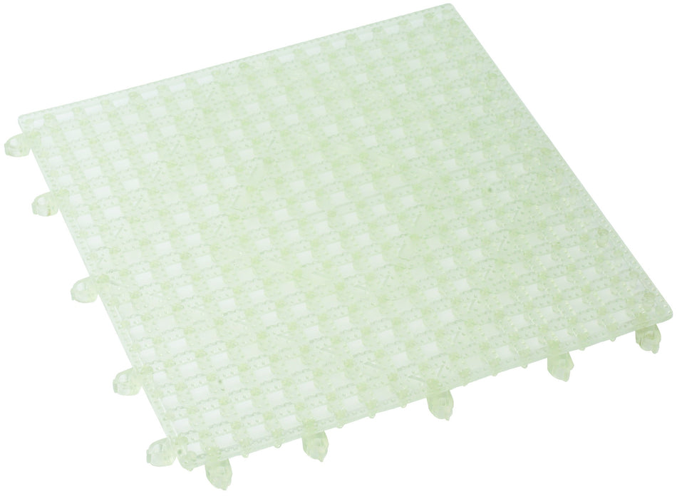 Winco BML-12C Bar Mat, Interlocking, 12" x 12" - Clear