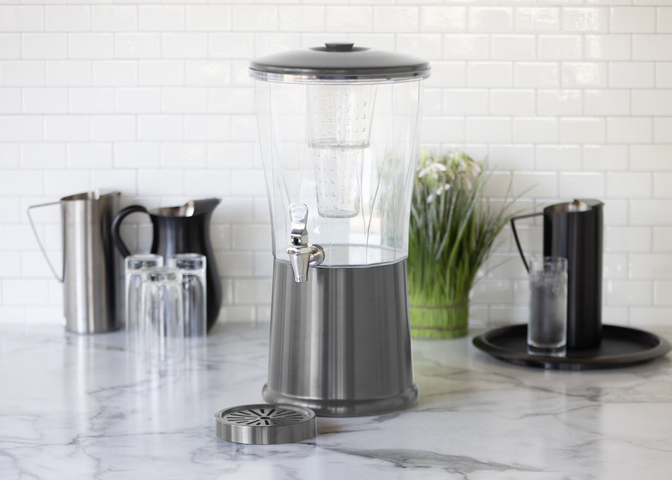 Elite 3-Gallon Stainless Beverage Dispenser in Dark Tungsten