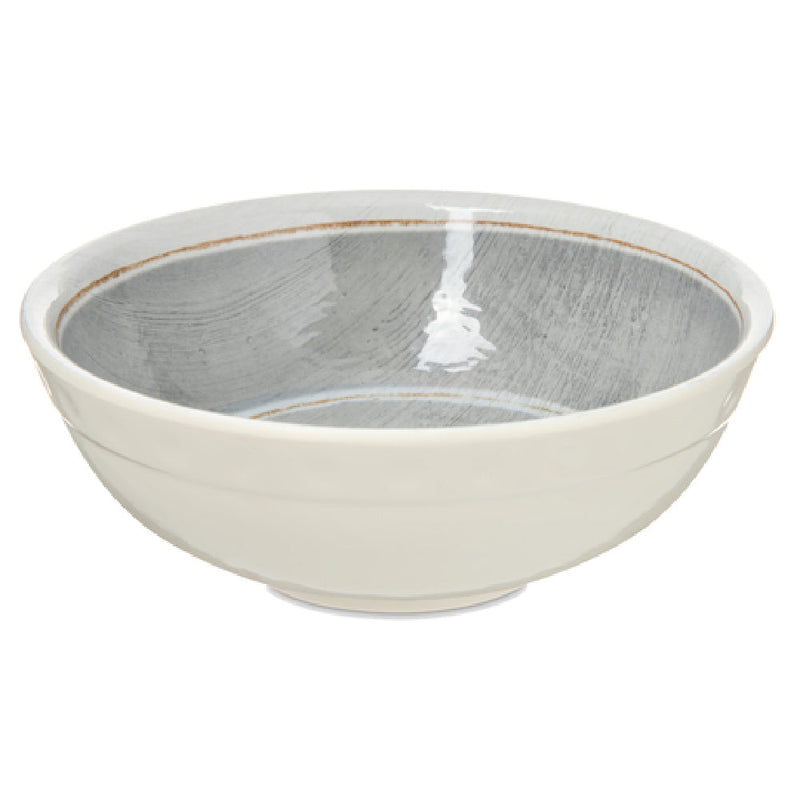Carlisle 6400518 20 Oz Soup Bowl Melamine Smoke Gray Rimmed