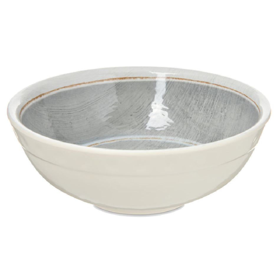 Carlisle 6400518 20 Oz Soup Bowl Melamine Smoke Gray Rimmed