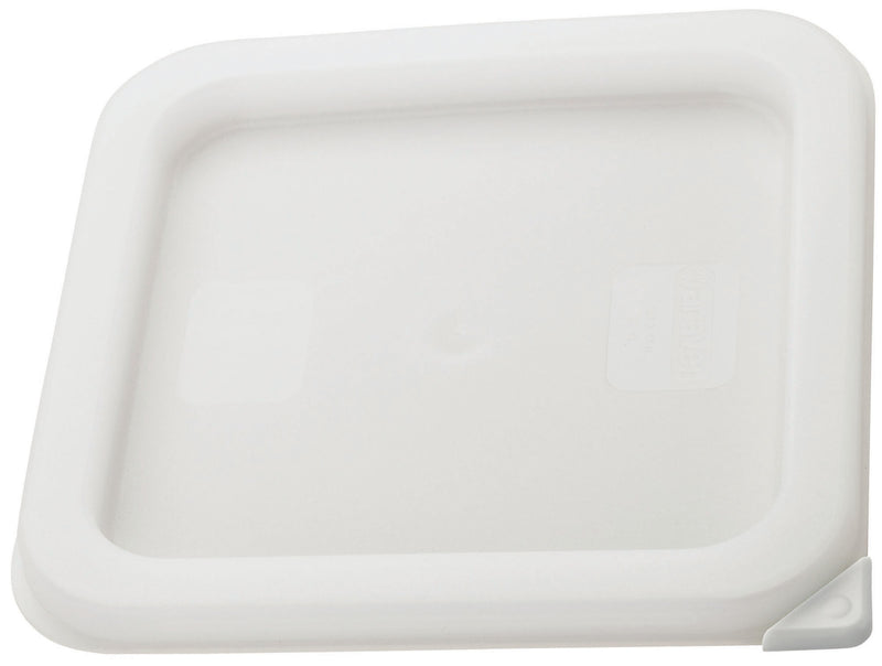 Winco PECC-S 7-3/8 Inch White Polyethylene Container Cover for 2 & 4 Qt