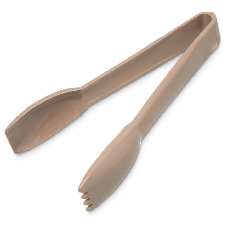 Carlisle 460606 6 Inch Salad Tongs Heat Resistant Plastic Beige