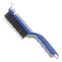 Carlisle 4067100 5-1/2 Inch Scratch Brush with Steel Bristles and Pistol Grip Handle