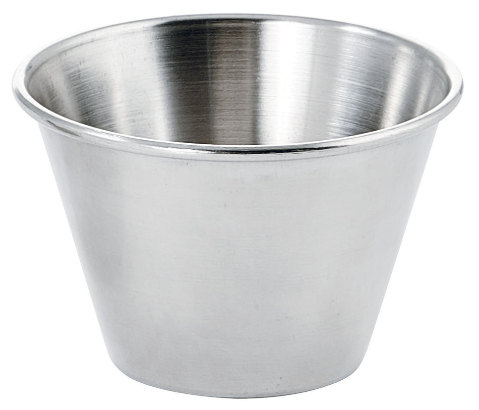 Winco SCP-40 4 Oz Round Sauce Cup Stainless Steel with Smooth Finish