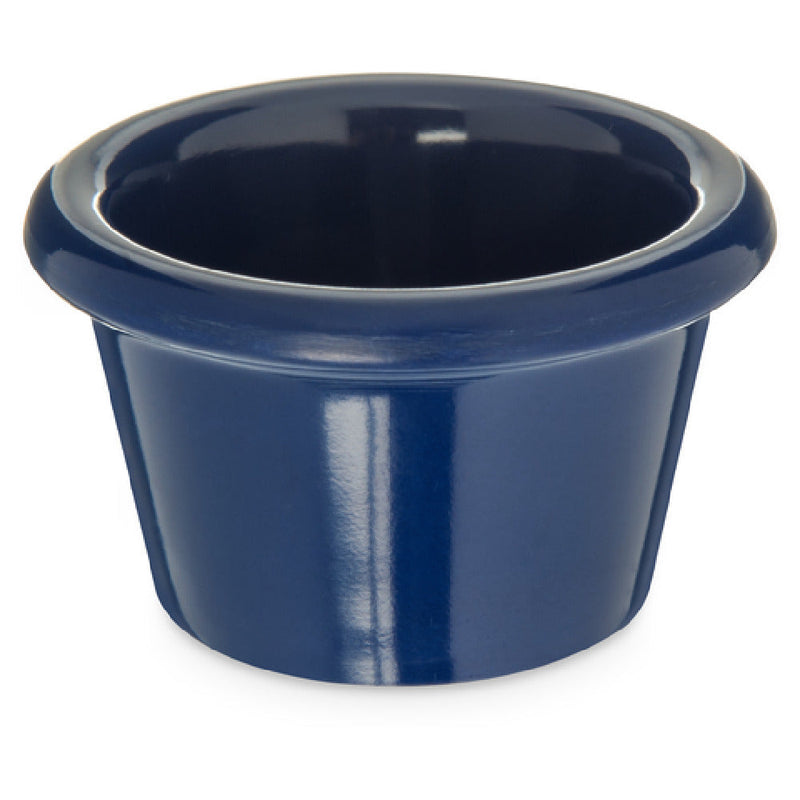 Carlisle S27560 1-1/2 Oz. Ramekin Melamine Smooth Stain Resistant Cobalt Blue