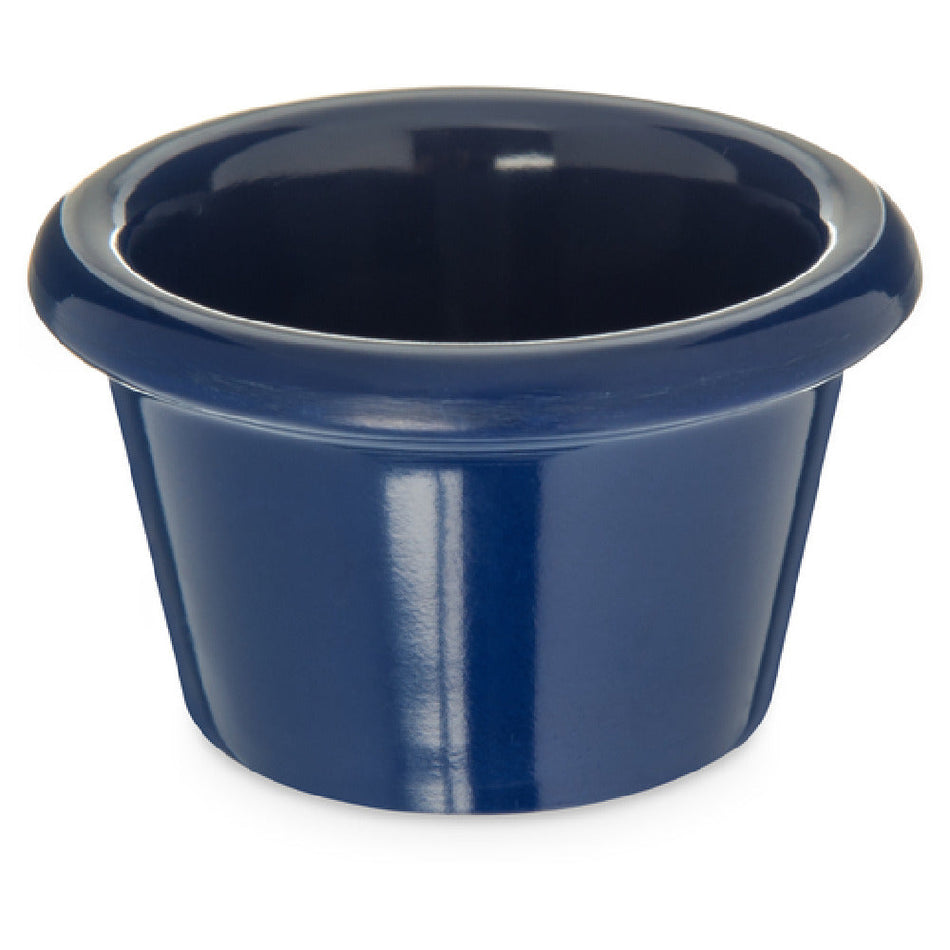 Carlisle S27560 1-1/2 Oz. Ramekin Melamine Smooth Stain Resistant Cobalt Blue