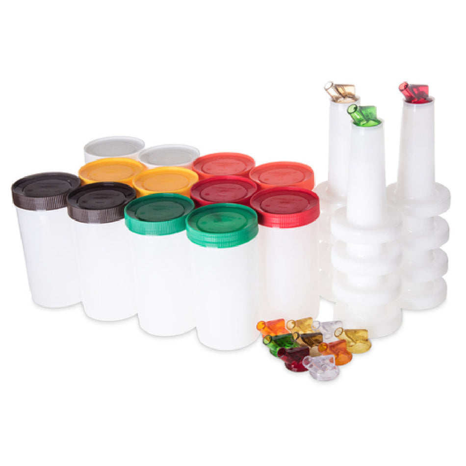Carlisle PS601N00 32 Oz Quart Complete Container Assorted Polyethylene