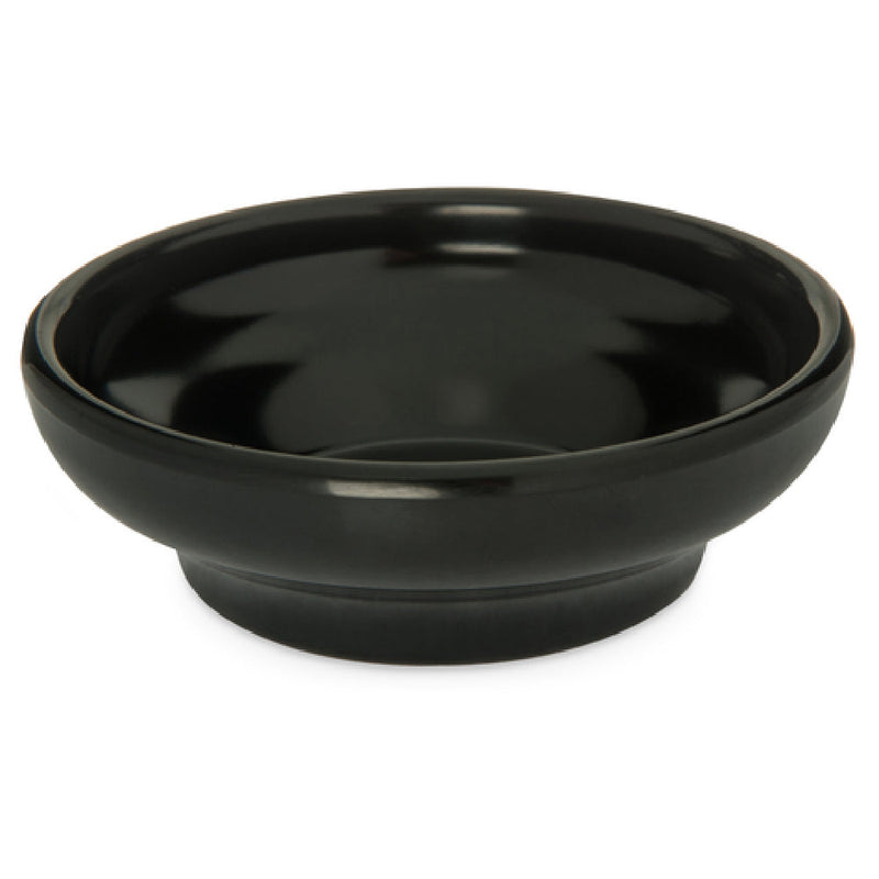 Carlisle 087503 5 Oz Salsa Dish Black Melamine Dishwasher Safe