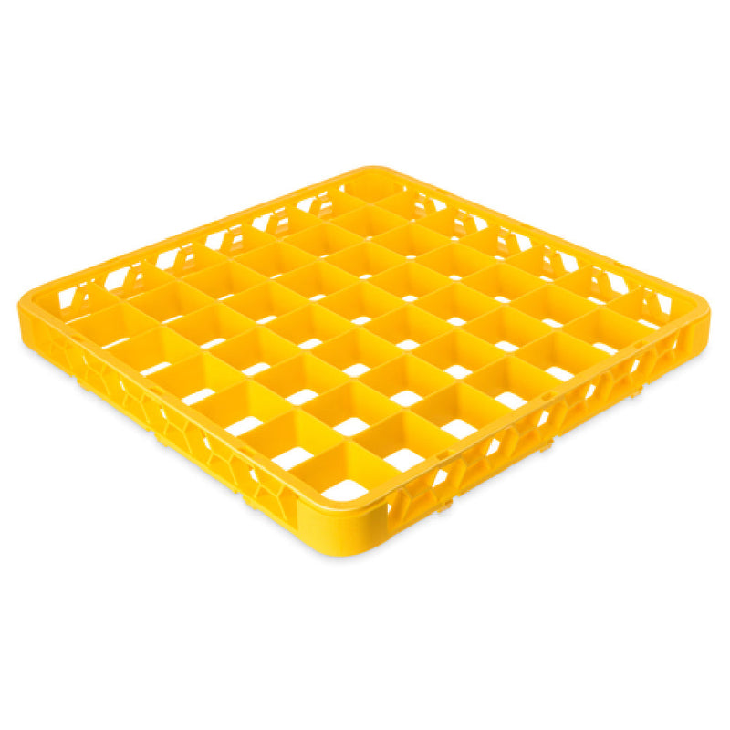 Carlisle RE49C04 Full Size Dishwasher Rack Extender 49 Compartment Yellow Polypropylene with Texture