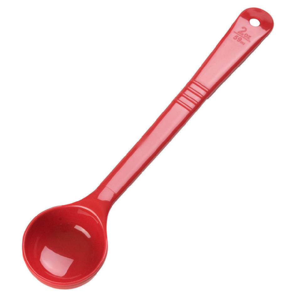 Carlisle 396005 Measure Misers Portion Spoon 2 Oz Solid Acetal Red