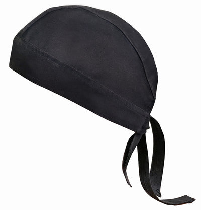 Winco CHHW-3K 12 Inch Adjustable Chef's Hat Black Poly-Cotton Blend