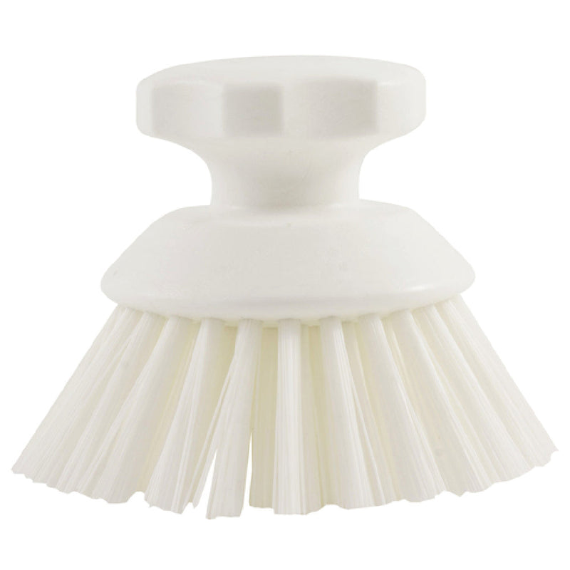 Carlisle 42395EC03 2-3/4 Inch Diameter Round Scrub Brush with Polyester Bristles Black
