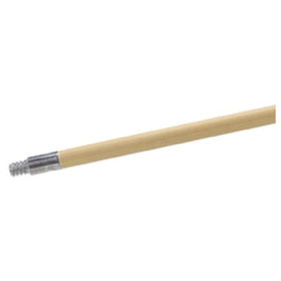 Carlisle 4526700 60 Inch Threaded Mop Broom Squeegee Handle Wood Metal Tip
