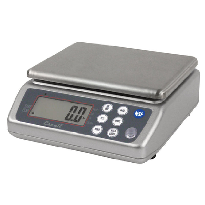Carlisle SCDG33WD 8-1/4 Inch Digital WashDown Scale 33 lb Capacity Stainless Steel