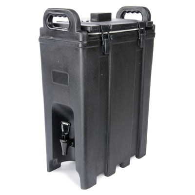 Carlisle LD500N03 16 Inch Black Beverage Server Insulated with Drip-less Faucet