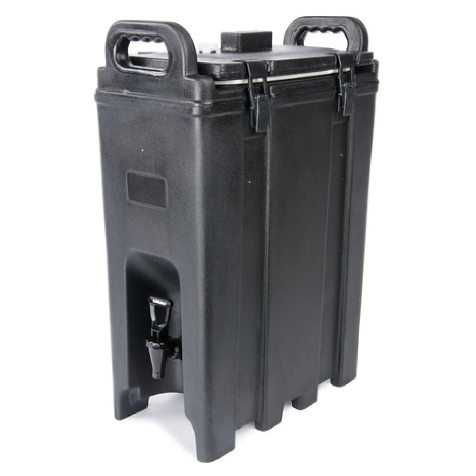 Carlisle LD500N03 16 Inch Black Beverage Server Insulated with Drip-less Faucet