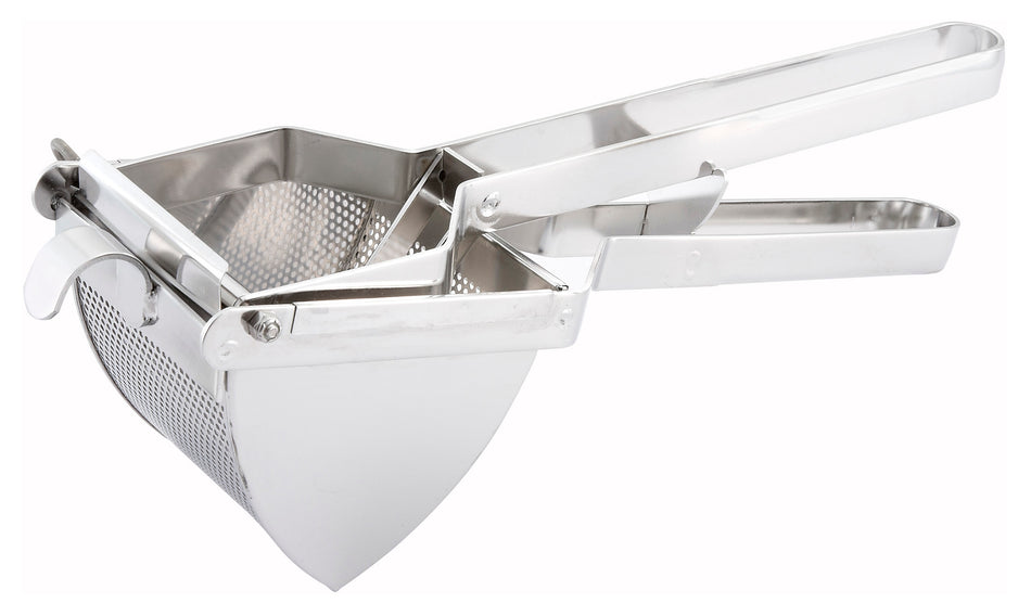 Winco PR-16 17 Inch Manual Potato Ricer Stainless Steel with Square Design