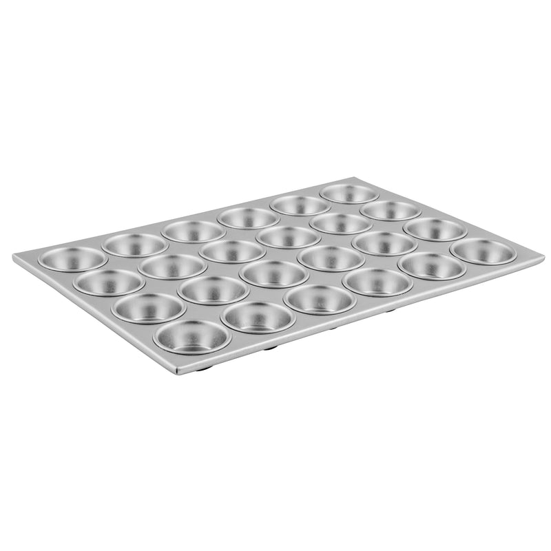 Winco AMF-24 20-1/2 Inch Muffin Pan with 24 3 Oz Cups Aluminum