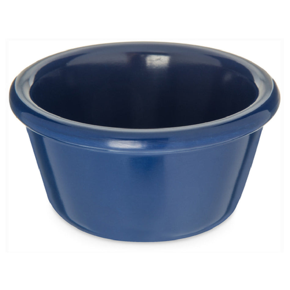 Carlisle S28360 4 Oz Ramekin BPA Free Stain Resistant Cobalt Blue Melamine