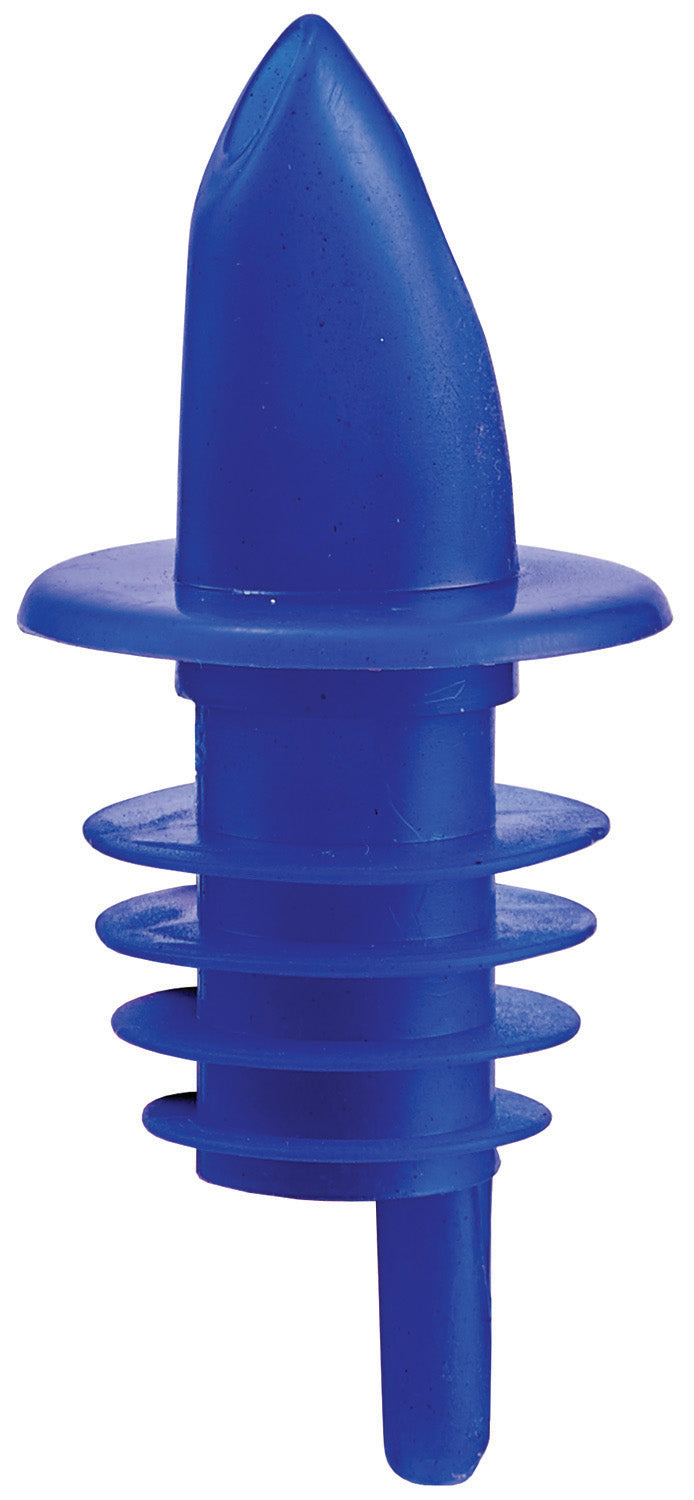 Winco PPR-2B Free Flow Pourers - Blue