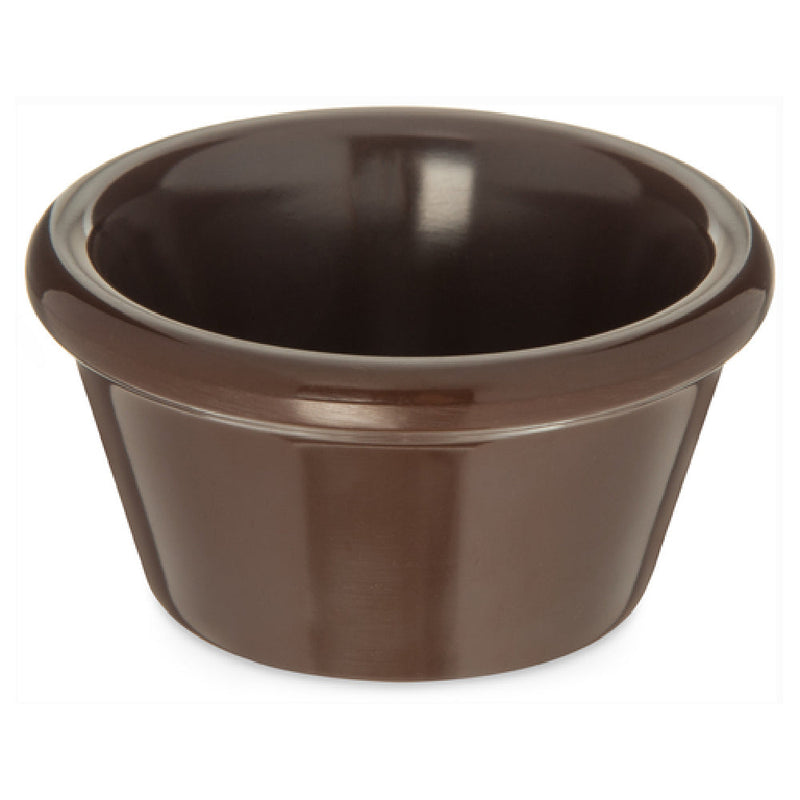 Carlisle S85269 2 Oz Ramekin Melamine Smooth Stain Resistant Brown