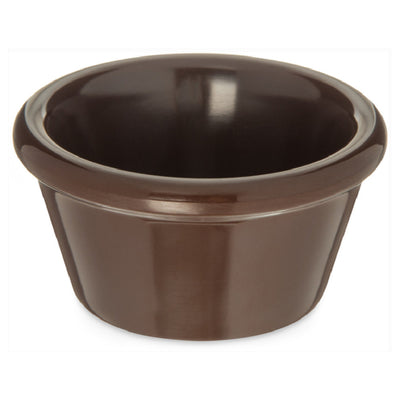 Carlisle S85269 2 Oz Ramekin Melamine Smooth Stain Resistant Brown