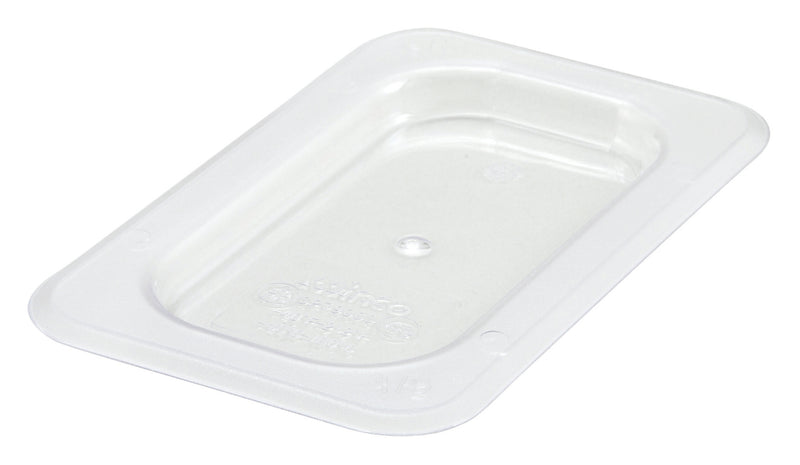Winco SP7900S 1/9 Size Flat Lid Food Pan Cover Solid Clear Polycarbonate