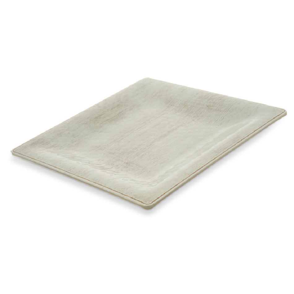 Carlisle 6402206 10-1/2 Inch Square Plate Buff Melamine Dishwasher Safe