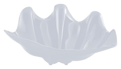 Winco PSBW-5W 5 Quart Shell Bowl Pearl ABS Plastic